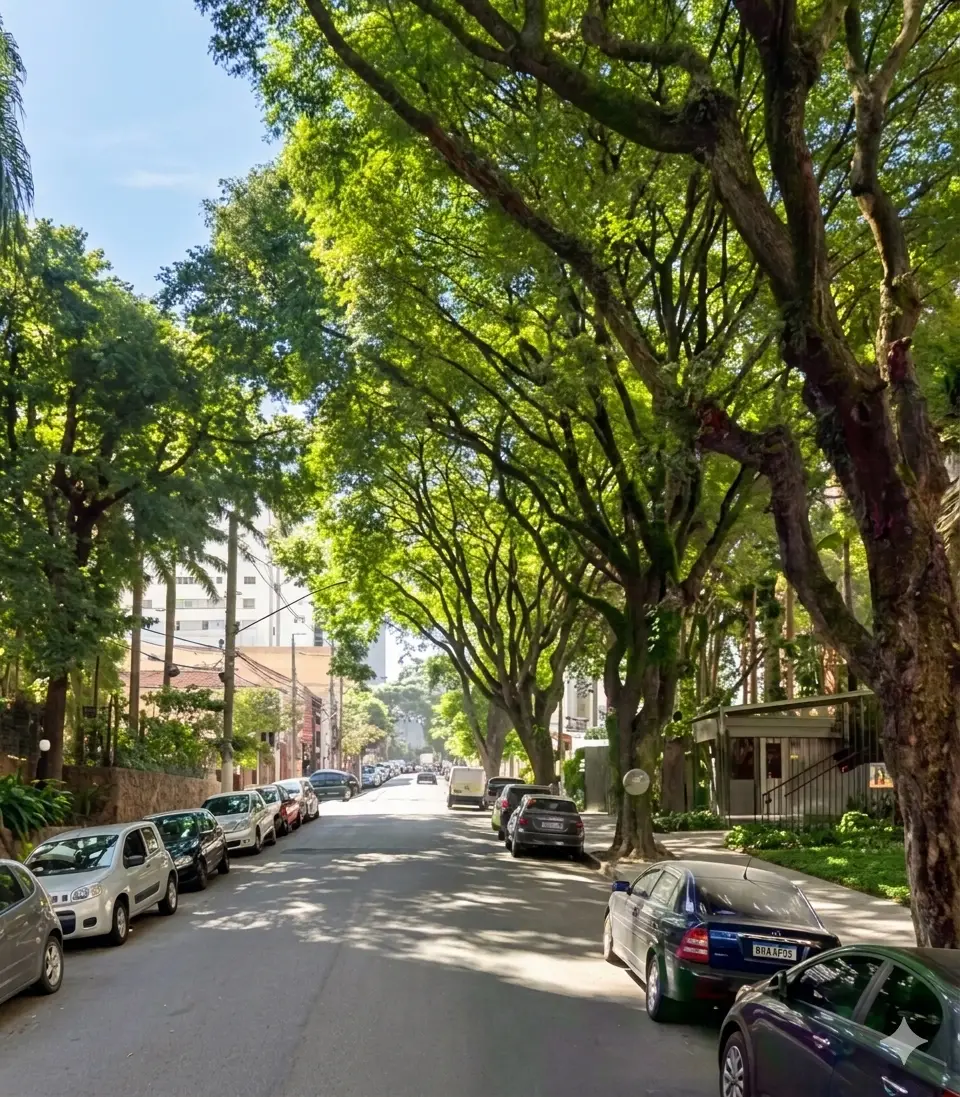Rua Sampaio Viana, no bairro Paraíso